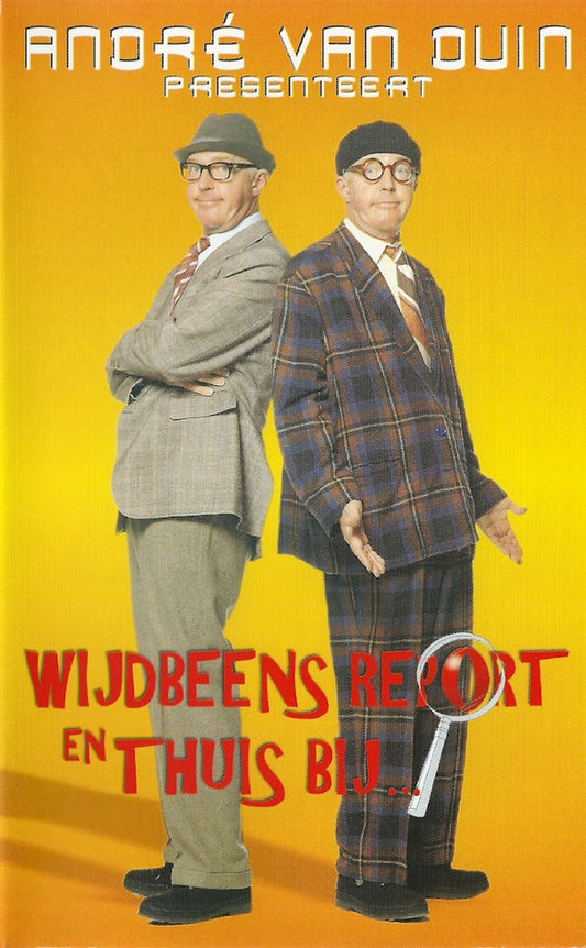 André van Duin : Presenteert Wijdbeens Report En Thuis Bij... (VHS, PAL)
