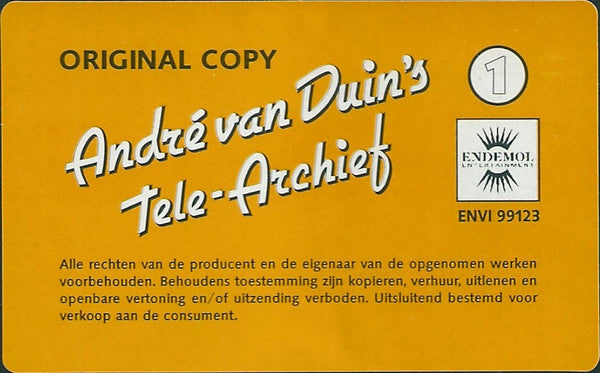 André van Duin : André Van Duin's Tele-Archief 1 (VHS, Album, PAL)