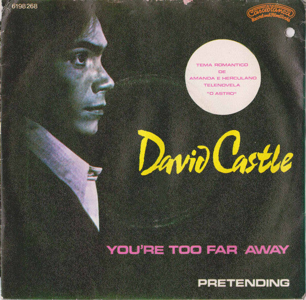 David Castle : You're Too Far Away / Pretending (7")