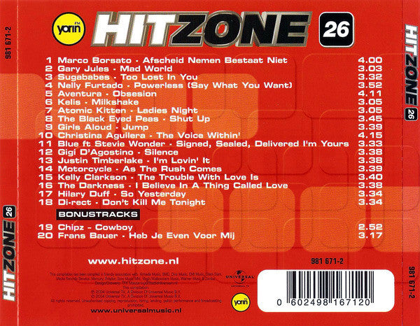 Various : Yorin FM Hitzone 26 (CD, Comp)