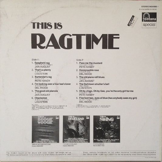 Various : This Is Ragtime (LP, Comp)