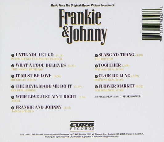 Various : Frankie & Johnny (Music From The Original Motion Picture Soundtrack) (CD, Comp)