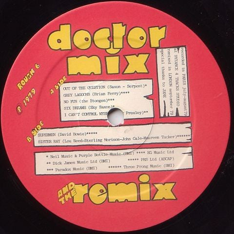 Doctor Mix And The Remix : Wall Of Noise (LP, Album)