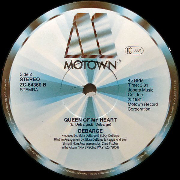 DeBarge : Rhythm Of The Night (12")