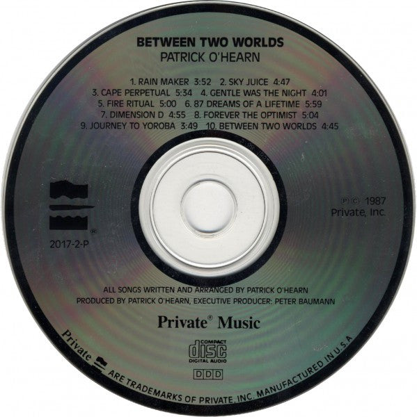 Patrick O'Hearn : Between Two Worlds (CD, Album)