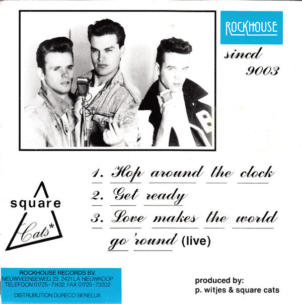 The Square Cats : Hop Around The Clock (CD, Single)