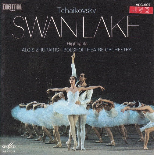 Pyotr Ilyich Tchaikovsky, Algis Žiūraitis • Bolshoi Theatre Orchestra : Swan Lake - Highlights (CD, Album)
