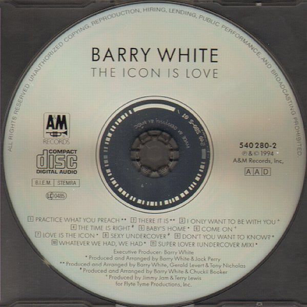 Barry White : The Icon Is Love (CD, Album)