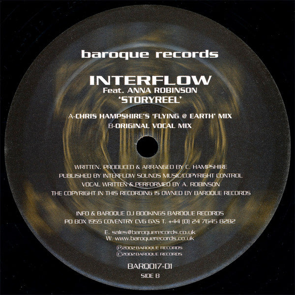 Interflow Feat. Anna Robinson : Storyreel (12", Dis)