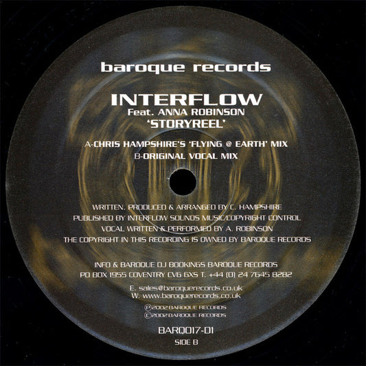 Interflow Feat. Anna Robinson : Storyreel (12", Dis)