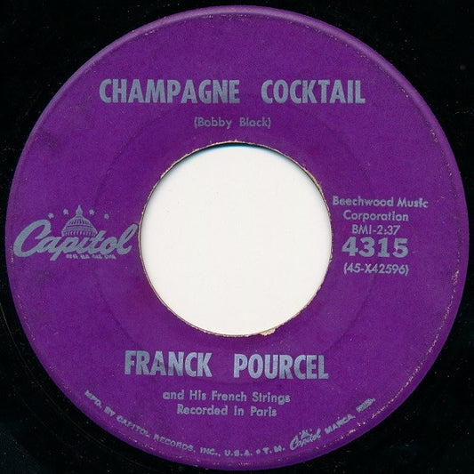 Franck Pourcel And His French Strings : Any Time (7", Single)