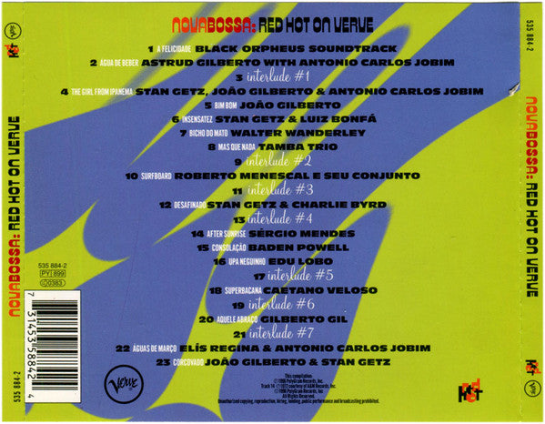 Various : Nova Bossa: Red Hot On Verve (CD, Comp, RE)