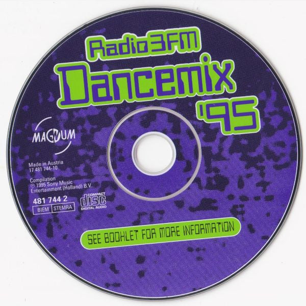 Various : Radio 3FM Dancemix '95 (CD, Mixed)