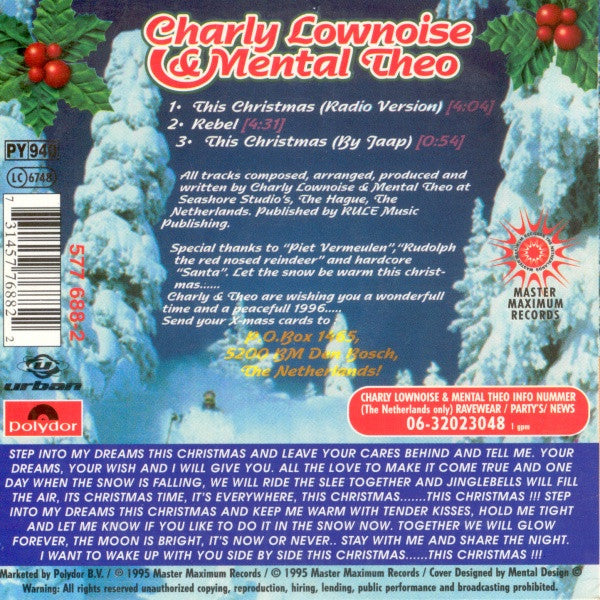 Charly Lownoise & Mental Theo : This Christmas (CD, Single)