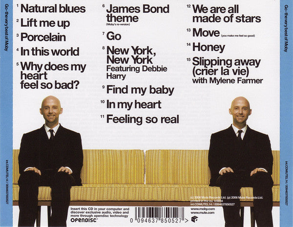 Moby : Go - The Very Best Of Moby (CD, Comp, Enh, RP)