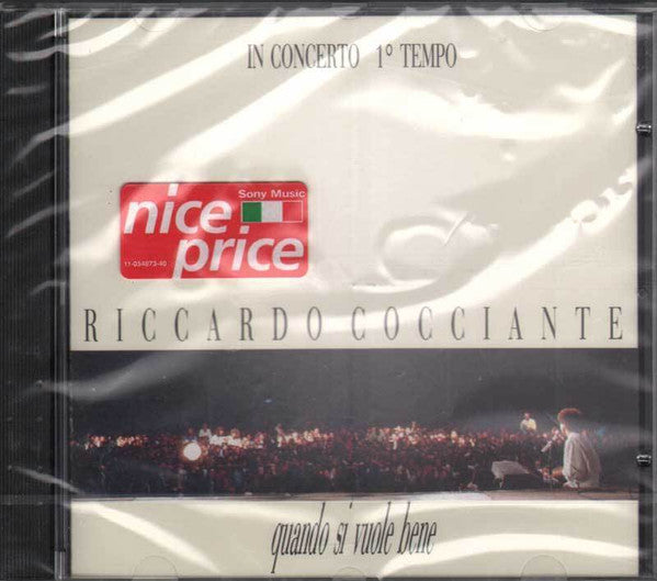 Riccardo Cocciante : In Concerto 1°Tempo Quando Si Vuole Bene (CD, Album, RE, Nic)