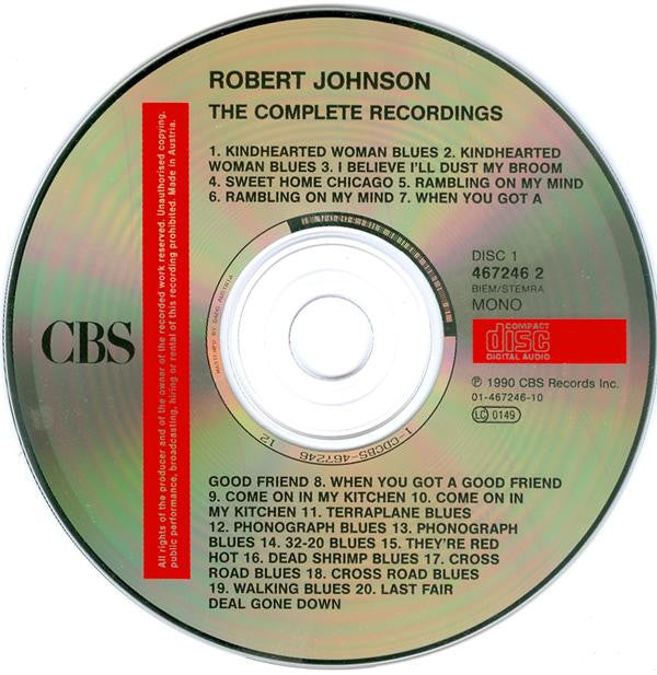 Robert Johnson : The Complete Recordings (2xCD, Comp, Mono)