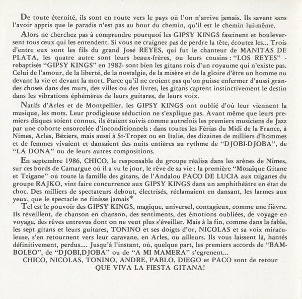 Gipsy Kings : Gipsy Kings (CD, Album)