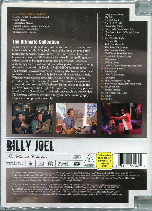 Billy Joel : The Ultimate Collection (DVD-V, Multichannel, PAL)