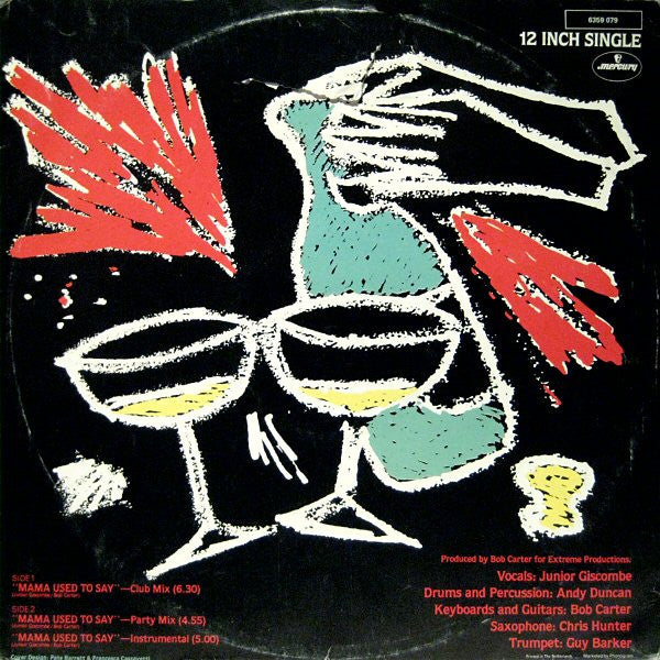 Junior (2) : Mama Used To Say (12", EP, Single)