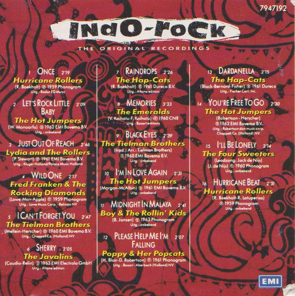 Various : Indo-Rock (The Original Recordings) (CD, Comp)