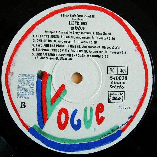 ABBA : The Visitors (LP, Album)
