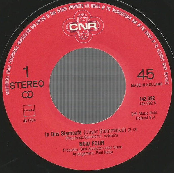 New Four : In Ons Stamcafé (7", Single)