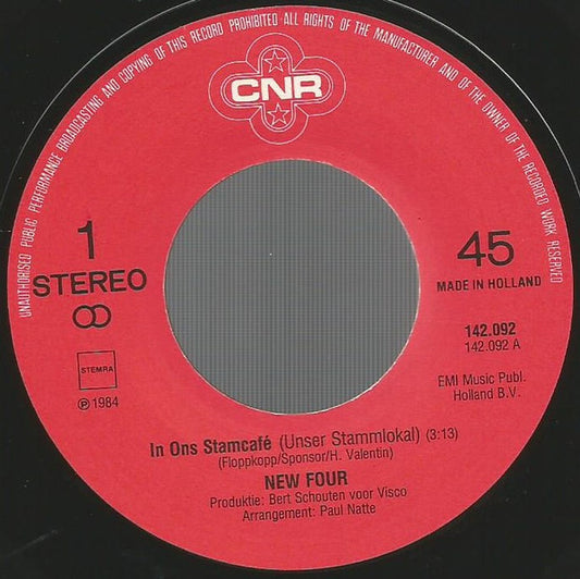 New Four : In Ons Stamcafé (7", Single)