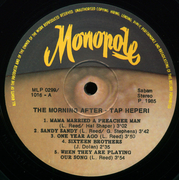 Tap Heperi : The Morning After (LP)