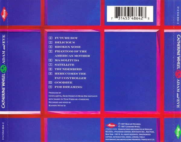 Catherine Wheel : Adam And Eve (CD, Album)