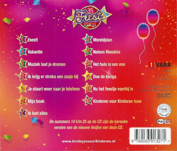 Kinderen voor Kinderen : 35 - Feest (CD, Album)