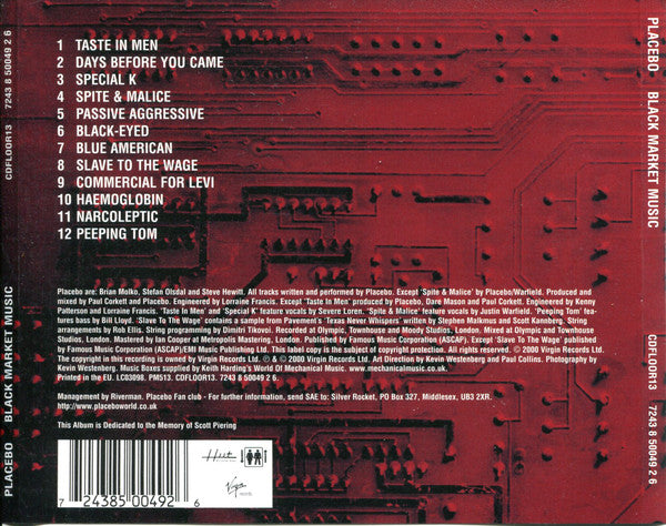 Placebo : Black Market Music (CD, Album, RE)