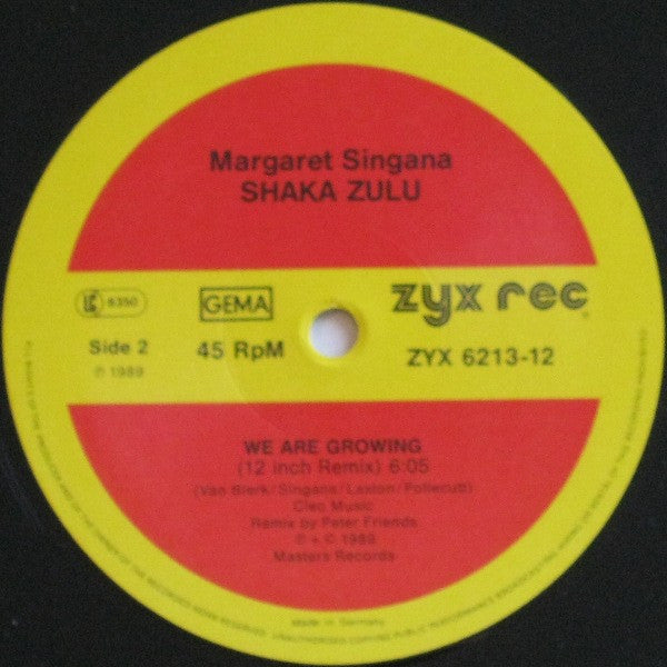 Margaret Singana : We Are Growing (12", Maxi)