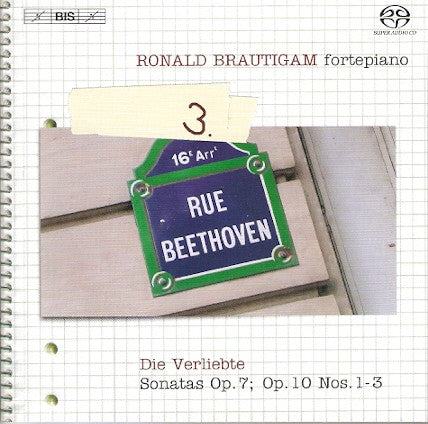 Ludwig van Beethoven - Ronald Brautigam : Complete Works For Solo Piano, Volume 3 - Die Verliebte - Sonatas Op. 7; Op.10 Nos. 1-3 (SACD, Hybrid, Multichannel, Album)