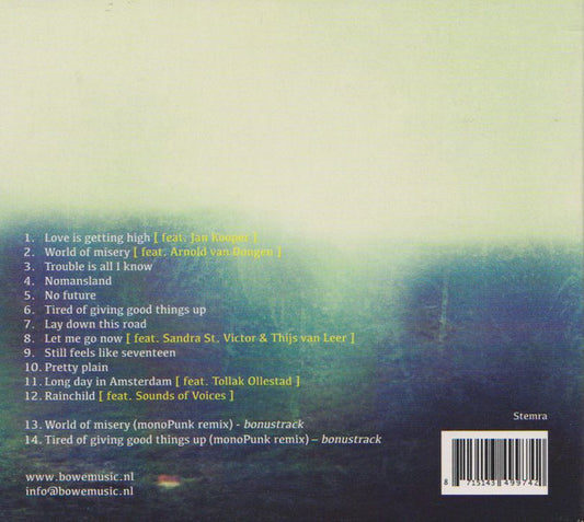 Bowe : Nomansland (CD, Album, Dig)