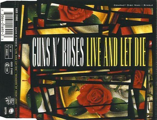 Guns N' Roses : Live And Let Die   (CD, Maxi, RP)