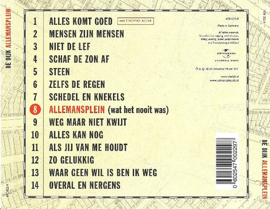De Dijk : Allemansplein (CD, Album)
