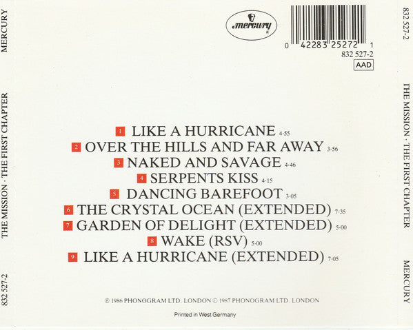 The Mission : The First Chapter (CD, Album, Comp)