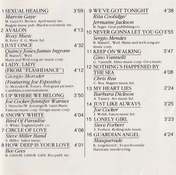 Various : We've Got Tonight (CD, Comp)
