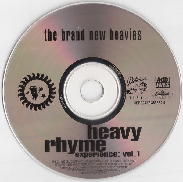 The Brand New Heavies : Heavy Rhyme Experience: Vol. 1 (CD, Album, RE)