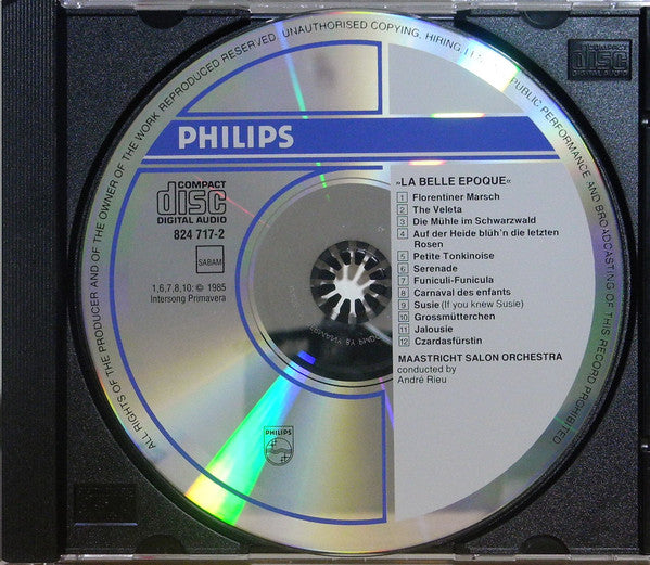 Maastrichts Salon Orkest Conducted By André Rieu : La Belle Epoque (CD, Album, RE)