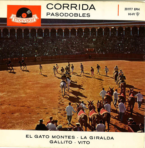 Orquesta De La Plaza De Toros De Madrid : Corrida Pasodobles (7", EP, Mono)