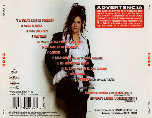 Rosa López : Rosa (CD, Album, Copy Prot.)