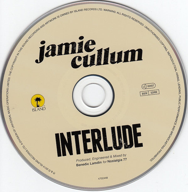 Jamie Cullum : Interlude (CD, Album)