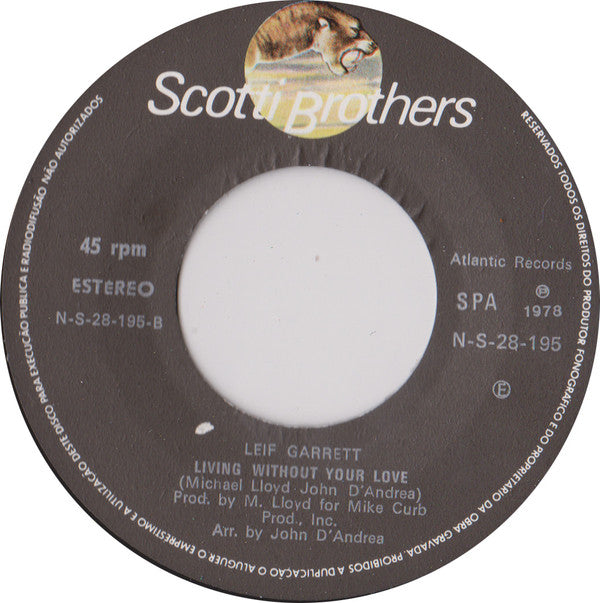 Leif Garrett : I Was Made For Dancin' (7", Single)