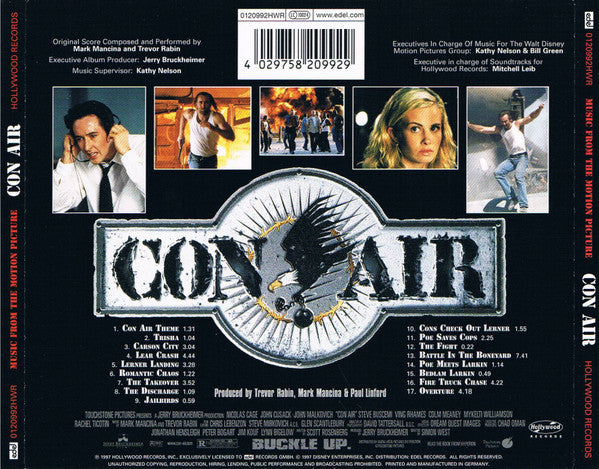 Mark Mancina And Trevor Rabin : Con Air (Music From The Motion Picture) (CD, Album)