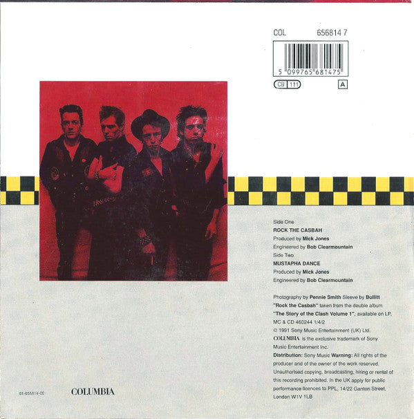 The Clash : Rock The Casbah (7", Single)