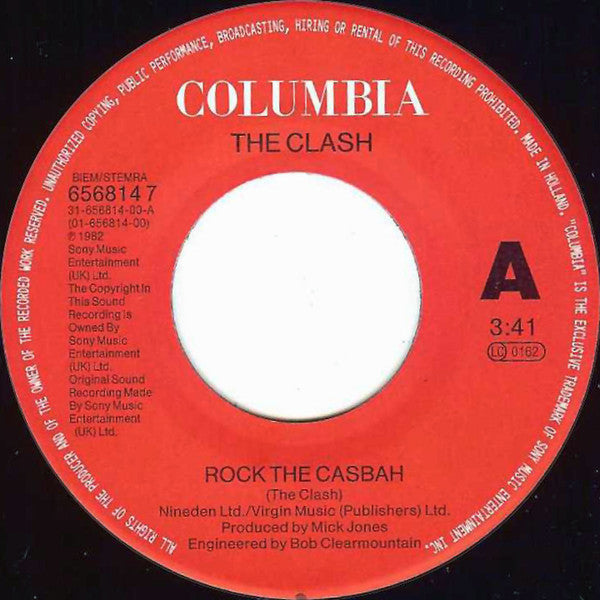 The Clash : Rock The Casbah (7", Single)