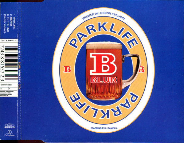 Blur Starring Phil Daniels : Parklife (CD, Single)