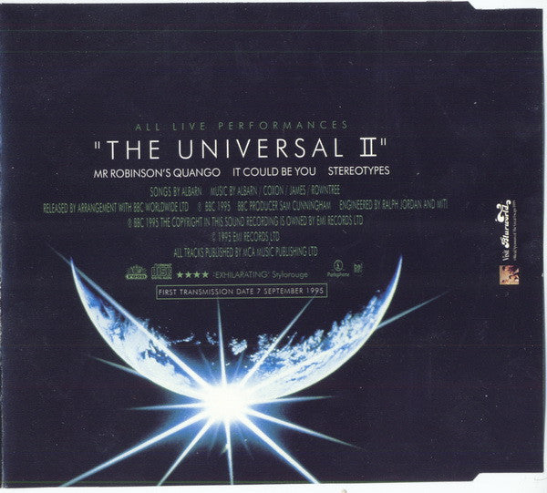 Blur : The Universal II (Live At The Beeb) (CD, Single, CD2)